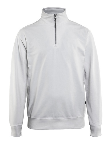 Blaklader 336911581000 Sweatshirt with half zip - White