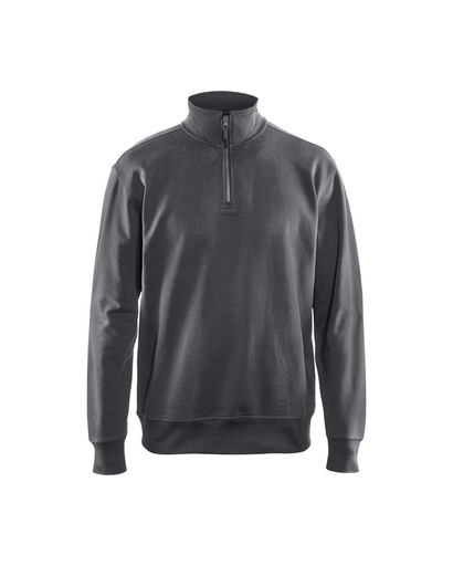 Blaklader 336911589800 Sweatshirt with half zip - Dark Grey