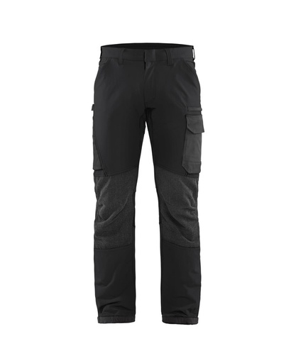 Blaklader 142216459998 4-way-stretch service trousers - Black/Dark Grey