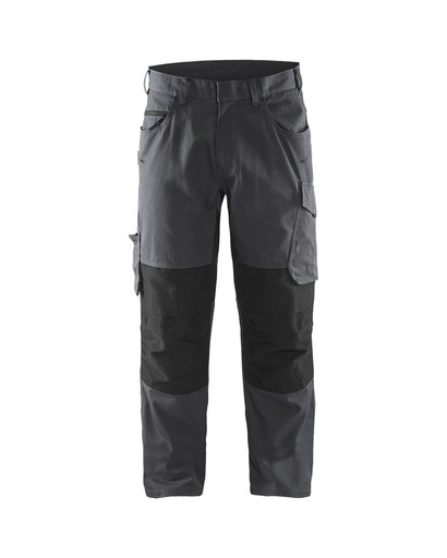 Blaklader 149513309699 Service Trousers with Stretch - Mid Grey/Black