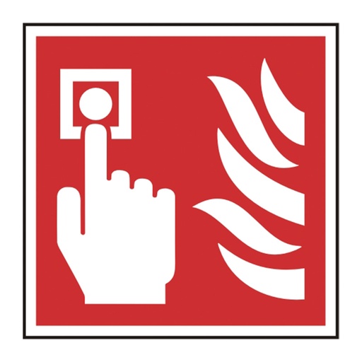 [HBS 11690] Fire alarm call point symbol - SAV (100 x 100mm)