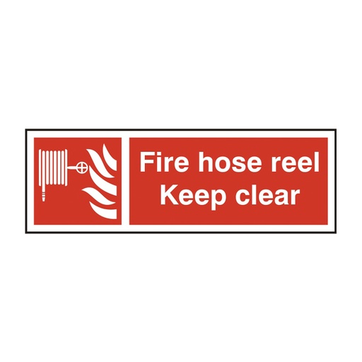 [HBS 12336] Fire hose Keep clear - SAV (300 x 100mm)