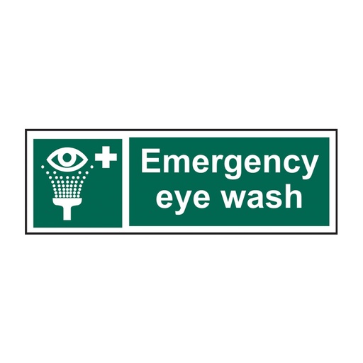 [HBS 12392] Emergency eye wash - SAV (300 x 100mm)