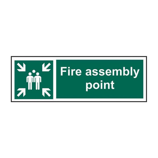 [HBS 12583] Fire assembly point - SAV (300 x 100mm)