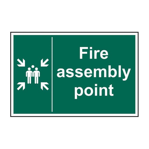 [HBS 12028] Fire assembly point - SAV (300 x 200mm)