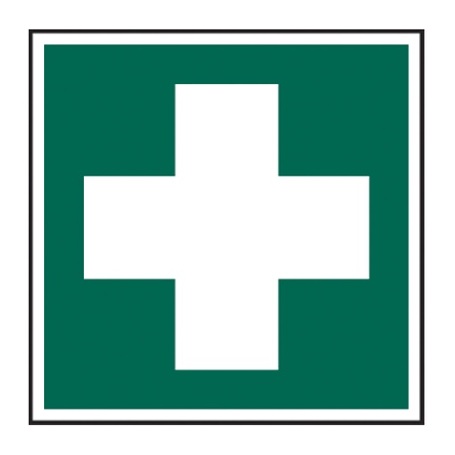 [HBS 14327] First Aid symbol - SAV (100 x 100mm)