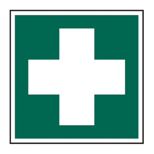 [HBS 12366] First Aid symbol - SAV (50 x 50mm)