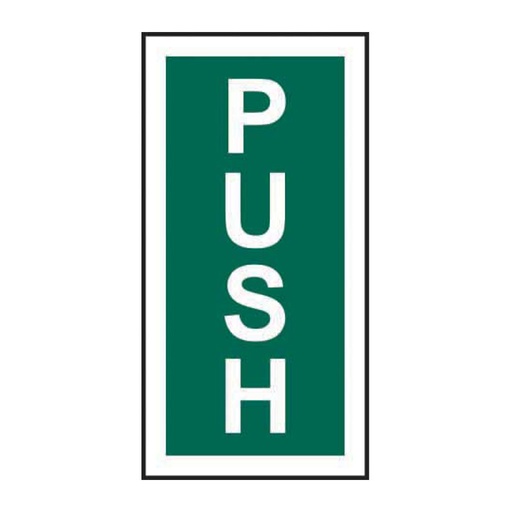 [HBS 14317] Push (vertical) - SAV (75 x 150mm)