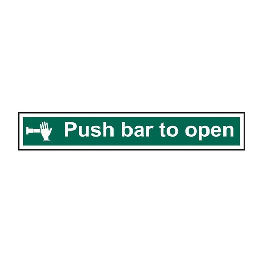 [HBS 12140] Push bar to open - SAV (600 x 100mm)