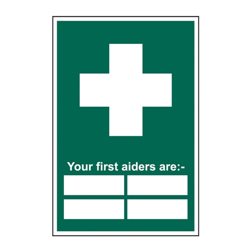 [HBS 14977] Your First Aiders Are SAV (400mm x 600mm)