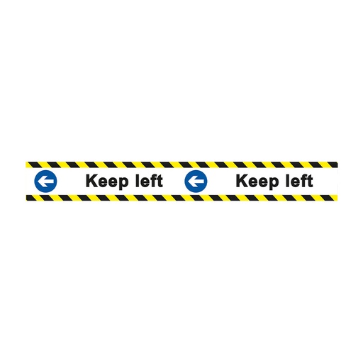 [HBS 16087] Keep Left - R9 Floor Graphic (800mm x 100mm)