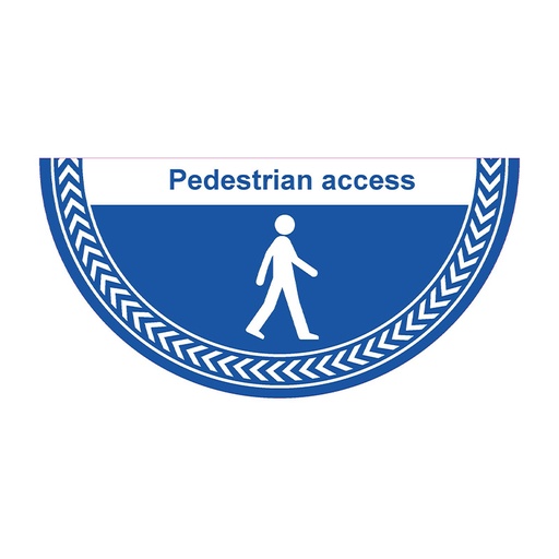 [HBS 16071] Pedestrian Access - R9 Floor Graphic (750mm x 375mm)