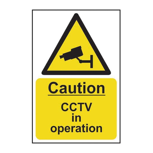 [HBS 11217] Caution CCTV in operation - SAV (400 x 600mm)