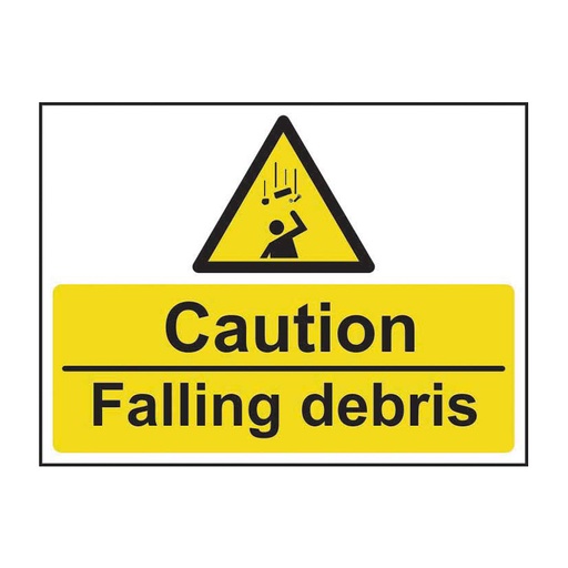 [HBS 11121] Caution Falling debris - SAV (600 x 450mm)