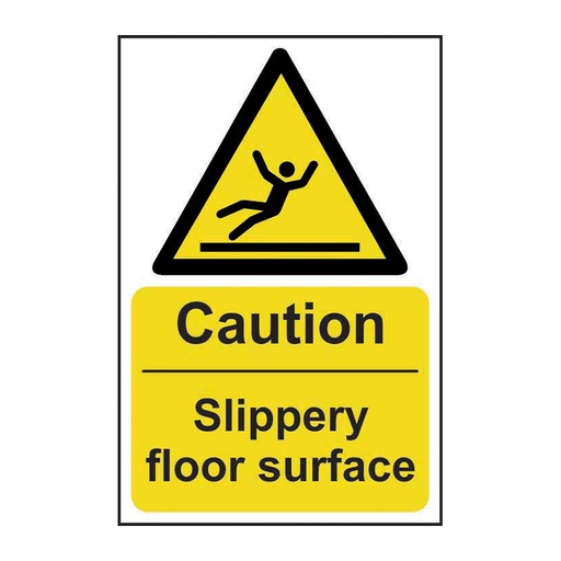 [HBS 11039] Caution Slippery floor surface - SAV (200 x 300mm)