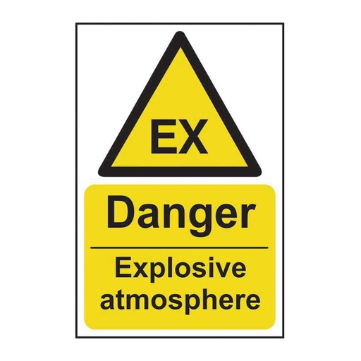 [HBS 13408] Danger Explosive atmosphere - SAV (200 x 300mm)