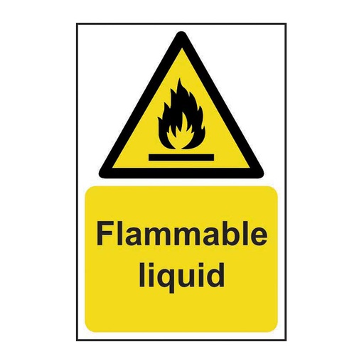 [HBS 11175] Flammable liquid - SAV (200 x 300mm)