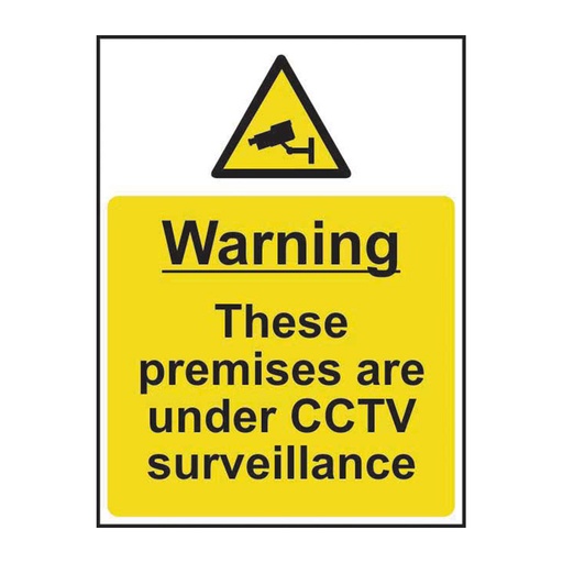 [HBS 11233] Warning These premises are under CCTV surveillance - SAV (300 x 400mm)