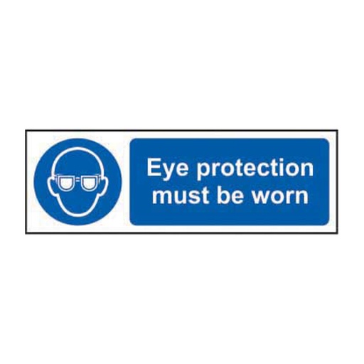 [HBS 11398] Eye protection must be worn - SAV (600 x 200mm)