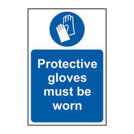 [HBS 11434] Protective gloves must be worn - SAV (200 x 300mm)