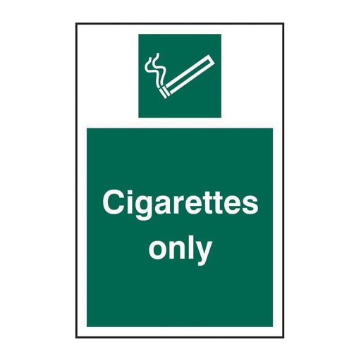 [HBS 11915] Cigarettes only - SAV (100 x 150mm)