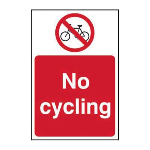 [HBS 11642] No cycling - SAV (200 x 300mm)