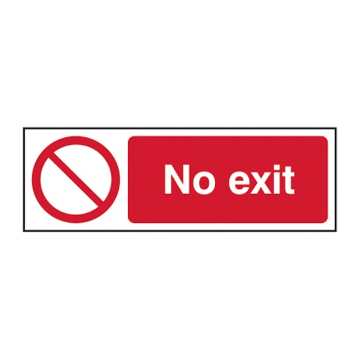 [HBS 13977] No exit - SAV (600 x 200mm)