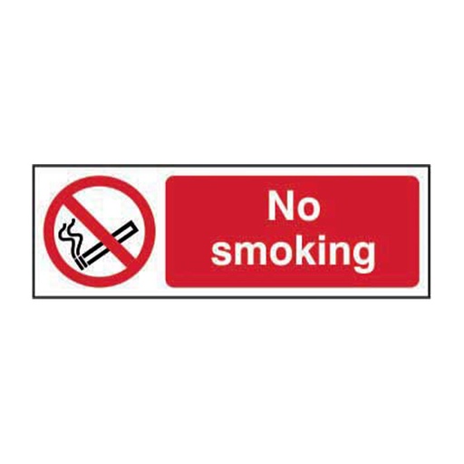 [HBS 11804] No smoking - SAV (600 x 200mm)