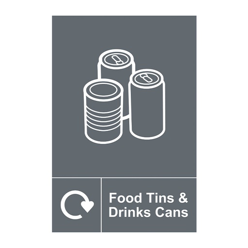 [HBS 18108] Recycling: Food Tins & Drinks Cans - SAV (150 x 200mm)