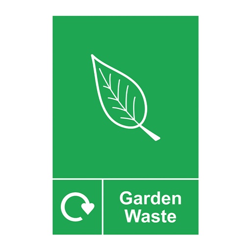 [HBS 18176] Recycling: Garden Waste - SAV (150 x 200mm)