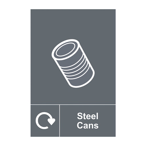 [HBS 18116] Recycling: Steel Cans - SAV (150 x 200mm)