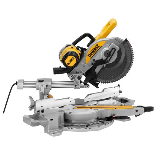 [DEWDWS727-GB] DeWalt 250mm Double Bevel Slide Mitre Saw with XPS (240V)