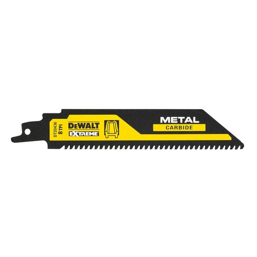 [DEWDT20436-QZ] DeWalt Carbiderecip 152mm Metal 8Tpi 1Pk