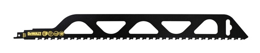 [DEWDT2422-QZ] DeWalt 457mm Recip Specialist S2243Hm 1 Tungsten Carbide Tipped Blade For Cutting Aerated Concrete Red Brick