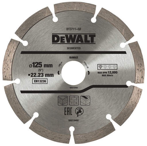 [DEWDT3711-QZ] DeWalt Wheeldiamond 125x22.2