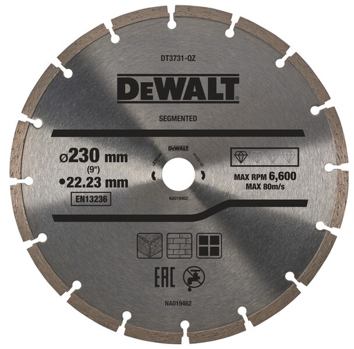 [DEWDT3731-QZ] DeWalt Wheeldiamond 230x22.2