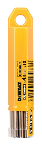 [DEWDT4927-QZ] DeWalt Hss E Cobalt 4.5mm Bulkx10