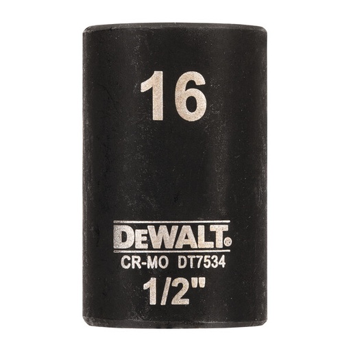 [DEWDT7534-QZ] DeWalt 16mm 1/2" Impact Socket (Shallow)