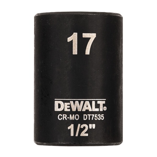 [DEWDT7535-QZ] DeWalt 17mm 1/2" Impact Socket (Shallow)