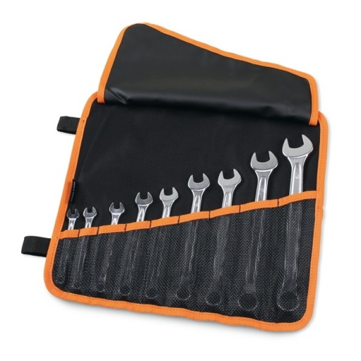 [42/B9N] BETA 42/B9N Set of 9 combination wrenches in roll-up wallet made of durable polyester