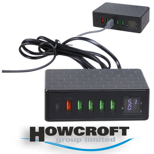 [9549MPC] BETA 9549MPC Multi-port charging base, 6 USB ports for multiple charging.