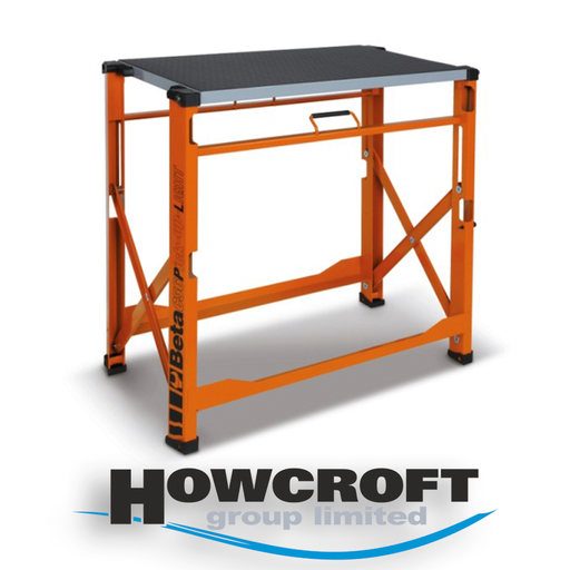 [C56PL O] BETA Tools C56PL O Folding Workbench, Light Version 18.5kg, Compact, 200kg Load Capacity, 800x500mm Worktop
