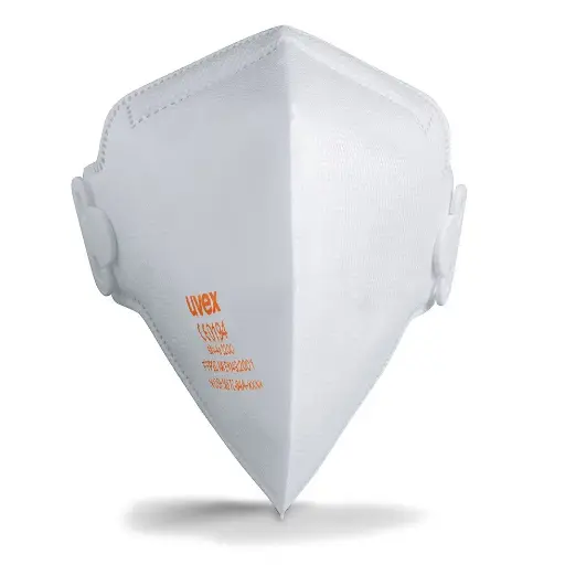 [silv-Air c 3200 FFP2 folding mask] uvex silv-Air c 3200 FFP2 fold flat unvalved folding mask