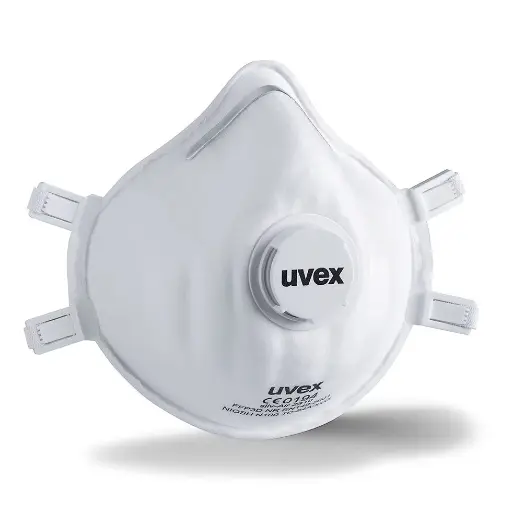 [silv-Air c 2310 FFP3 preformed mask] uvex silv-Air c 2310 FFP3 cup shape valved Respirator 	Folding Mask