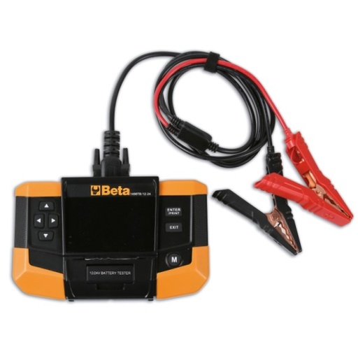 [1498TB/12-24N] Beta Tools 1498TB/12-24N Vehicle Car Automotive Digital battery tester, 12-24V, with built-in printer