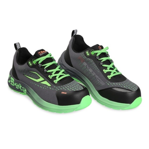 [7341V RENEGADE] Beta Workwear 7341V RENEGADE woven fabric, hard-wearing and breathable, green details PPE Safety Trainers EU: 37-48 UK: 5-10.5