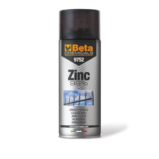 [9752/B6] Beta Chemicals 9752 B6 Clear Zinc 98% Aerosol Spray