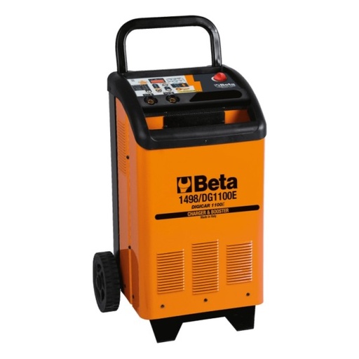 [1498/DG1100E] Beta Tools 1498/DG1100E Electronic battery charger / starter, 12/24 V, wheeled