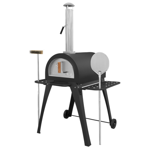 [DG103] Sealey DG103 Outdoor Wood-Fired Pizza Oven & Smoker for pizza, fish, meat, vegetables and much more. Works with Untreated wood, logs or charcoal