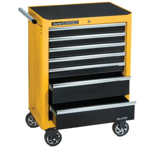 [CC170C] Clarke 7638137 Contractor CC170C Top of the Range 7 Ball Bearing Drawer Tool Cabinet 53.7kg